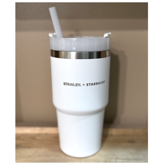 NEW Stanley + Starbucks Taiwan White Stainless Tumbler - Picture 3 of 10